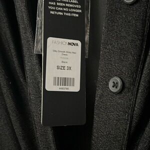 Fitted maxi dress with ultimate stretch size 3X